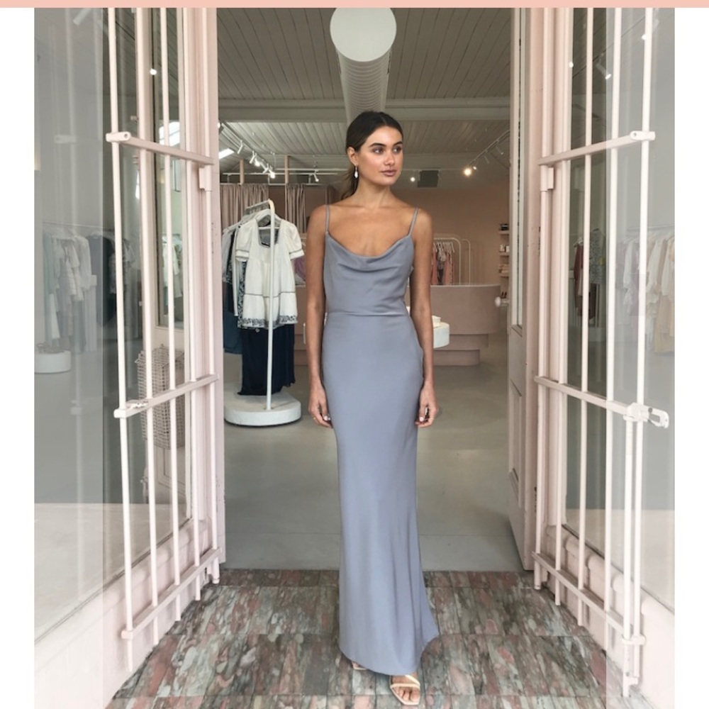 Olive and Lola NWT cowl neck maxi dress